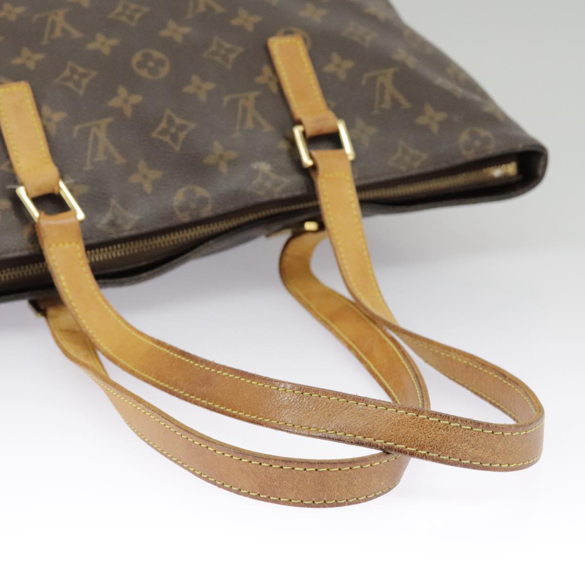 LOUIS VUITTON Monogram Cabas Mezzo Tote Bag M51151 LV Auth 99758