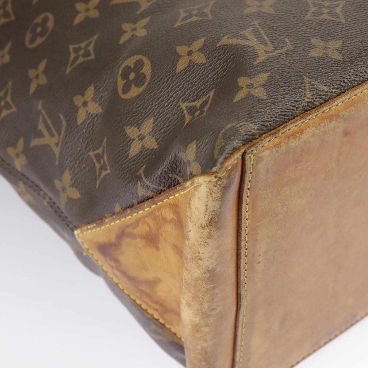 LOUIS VUITTON Monogram Cabas Mezzo Tote Bag M51151 LV Auth 99758