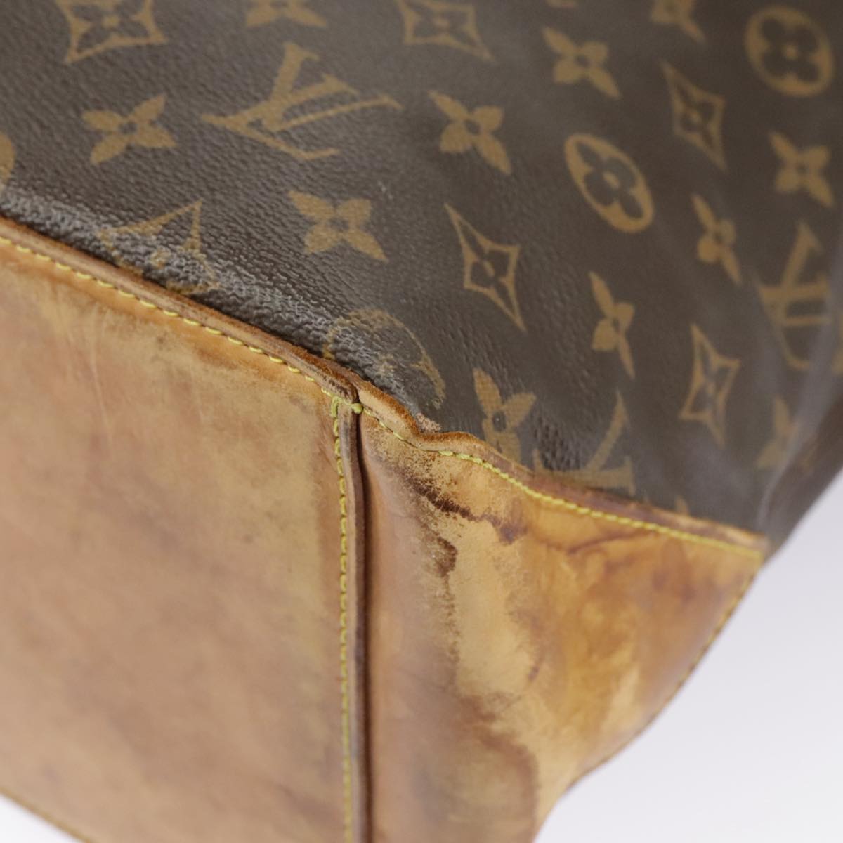 LOUIS VUITTON Monogram Cabas Mezzo Tote Bag M51151 LV Auth 99758