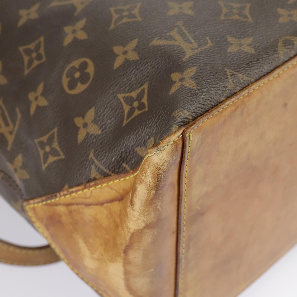 LOUIS VUITTON Monogram Cabas Mezzo Tote Bag M51151 LV Auth 99758