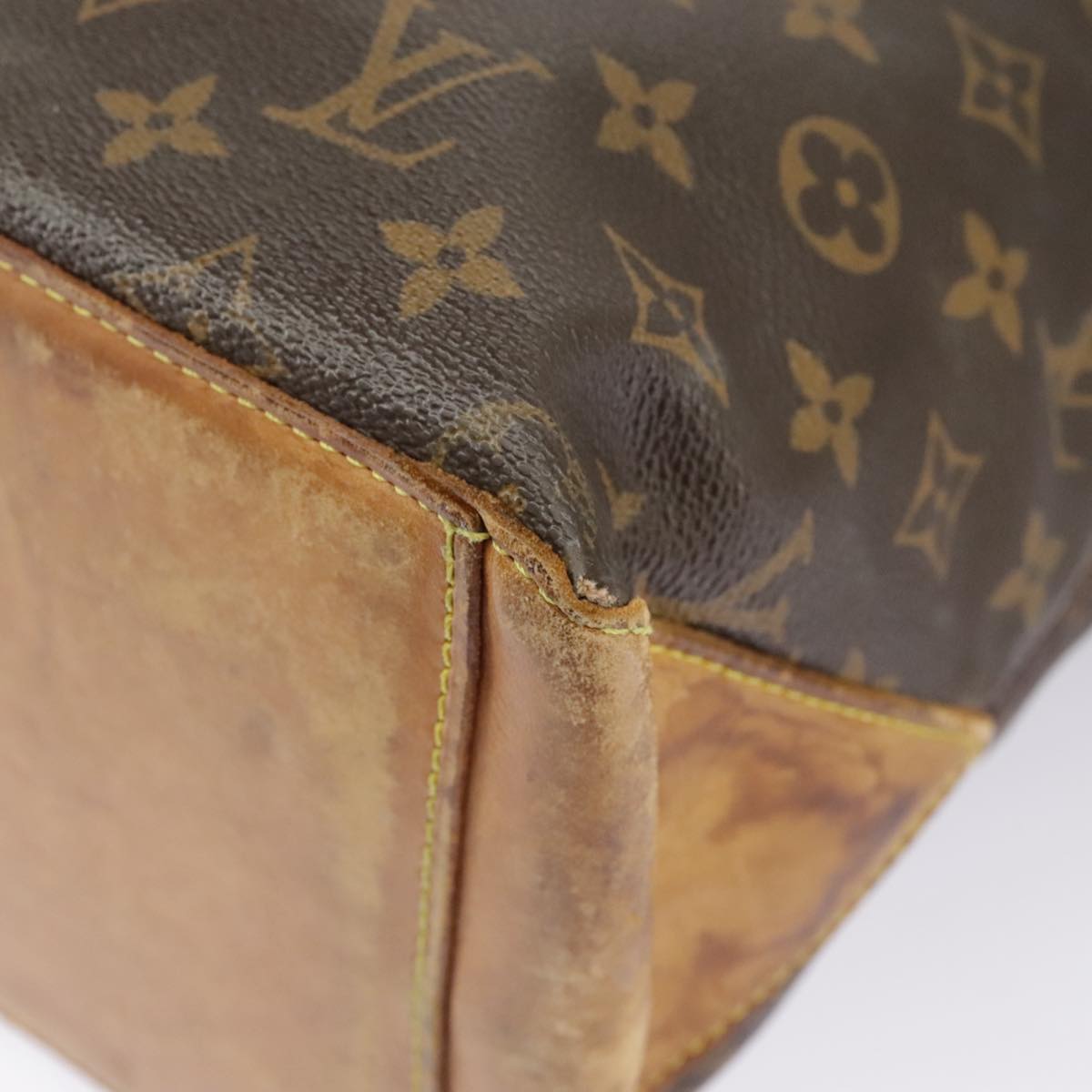 LOUIS VUITTON Monogram Cabas Mezzo Tote Bag M51151 LV Auth 99758