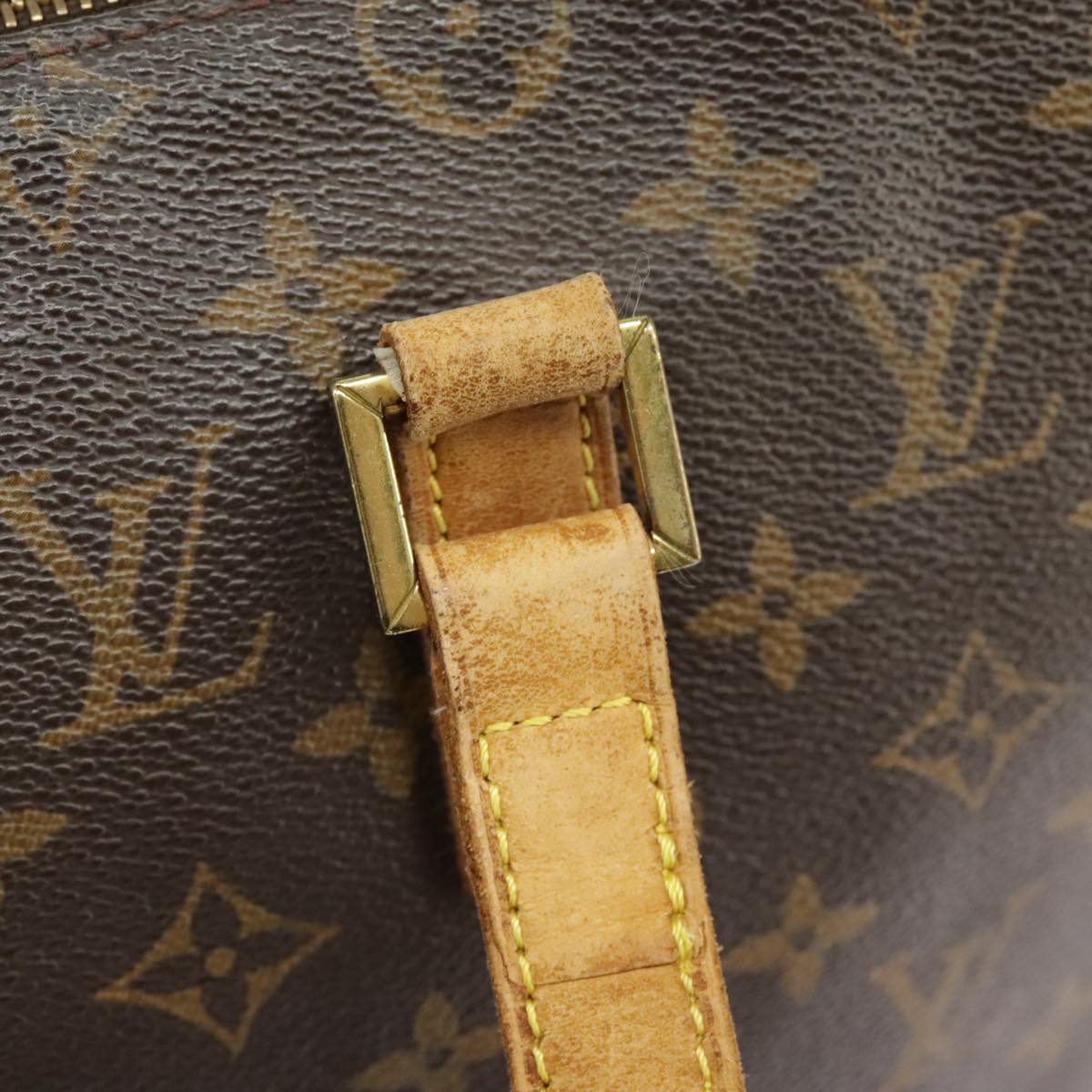 LOUIS VUITTON Monogram Cabas Mezzo Tote Bag M51151 LV Auth 99758