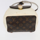 LOUIS VUITTON Monogram Vernis Hot Spring Snow Backpack White M53548 Auth 99762-5