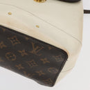 LOUIS VUITTON Monogram Vernis Hot Spring Snow Backpack White M53548 Auth 99762-15