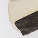 LOUIS VUITTON Monogram Vernis Hot Spring Snow Backpack White M53548 Auth 99762-16