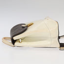 LOUIS VUITTON Monogram Vernis Hot Spring Snow Backpack White M53548 Auth 99762-3