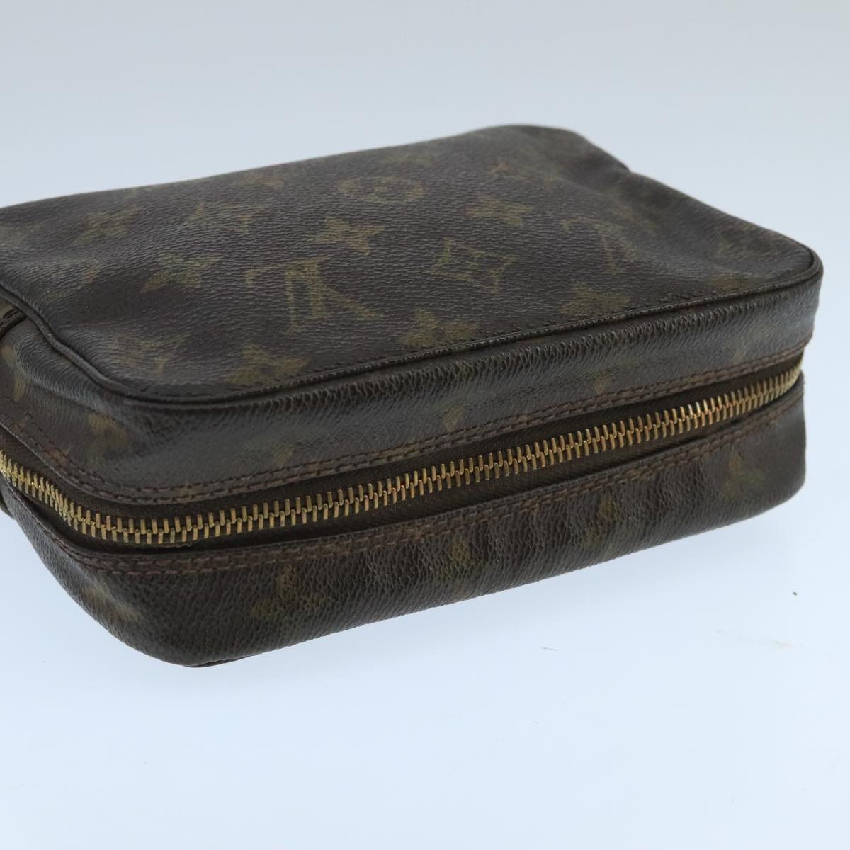 LOUIS VUITTON Monogram Trousse Toilette 18 Pouch M47526 LV Auth 99776