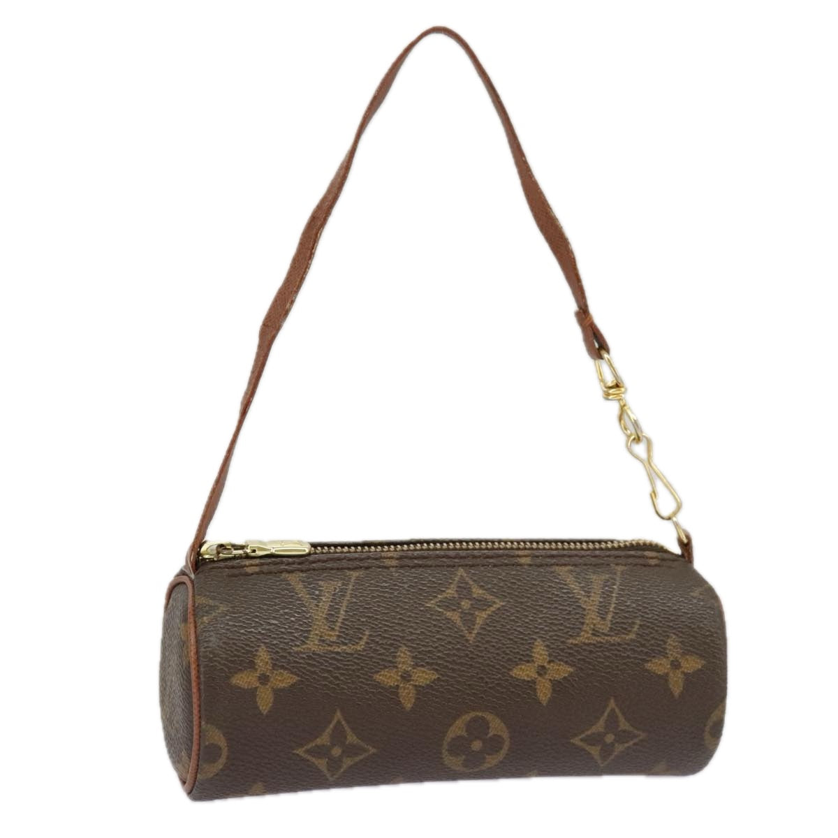 LOUIS VUITTON Monogram Papillon Pouch LV Auth 99779