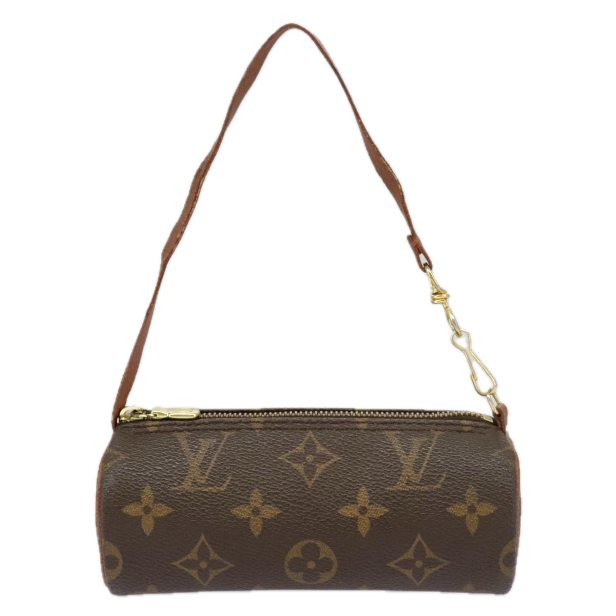 LOUIS VUITTON Monogram Papillon Pouch LV Auth 99779