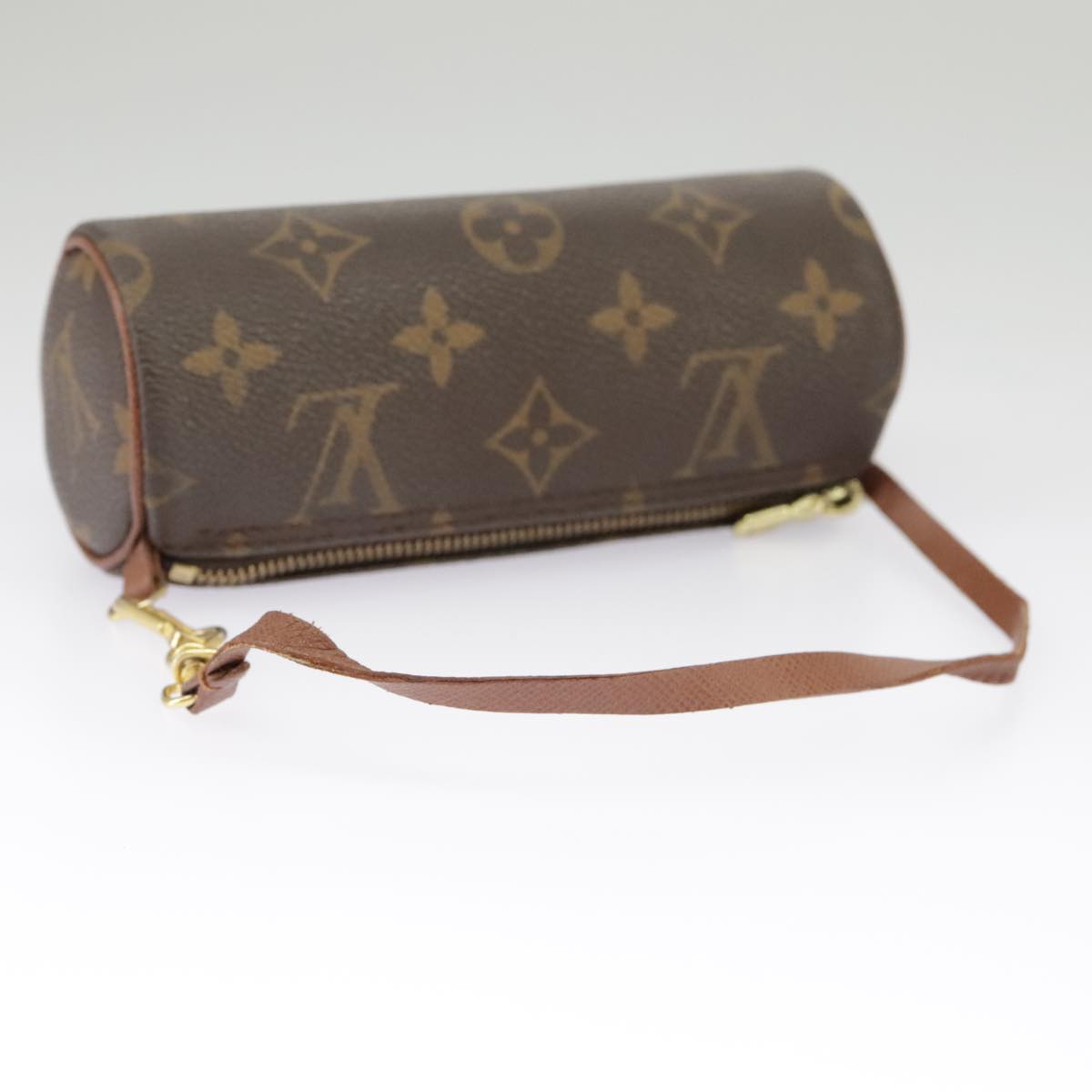 LOUIS VUITTON Monogram Papillon Pouch LV Auth 99779