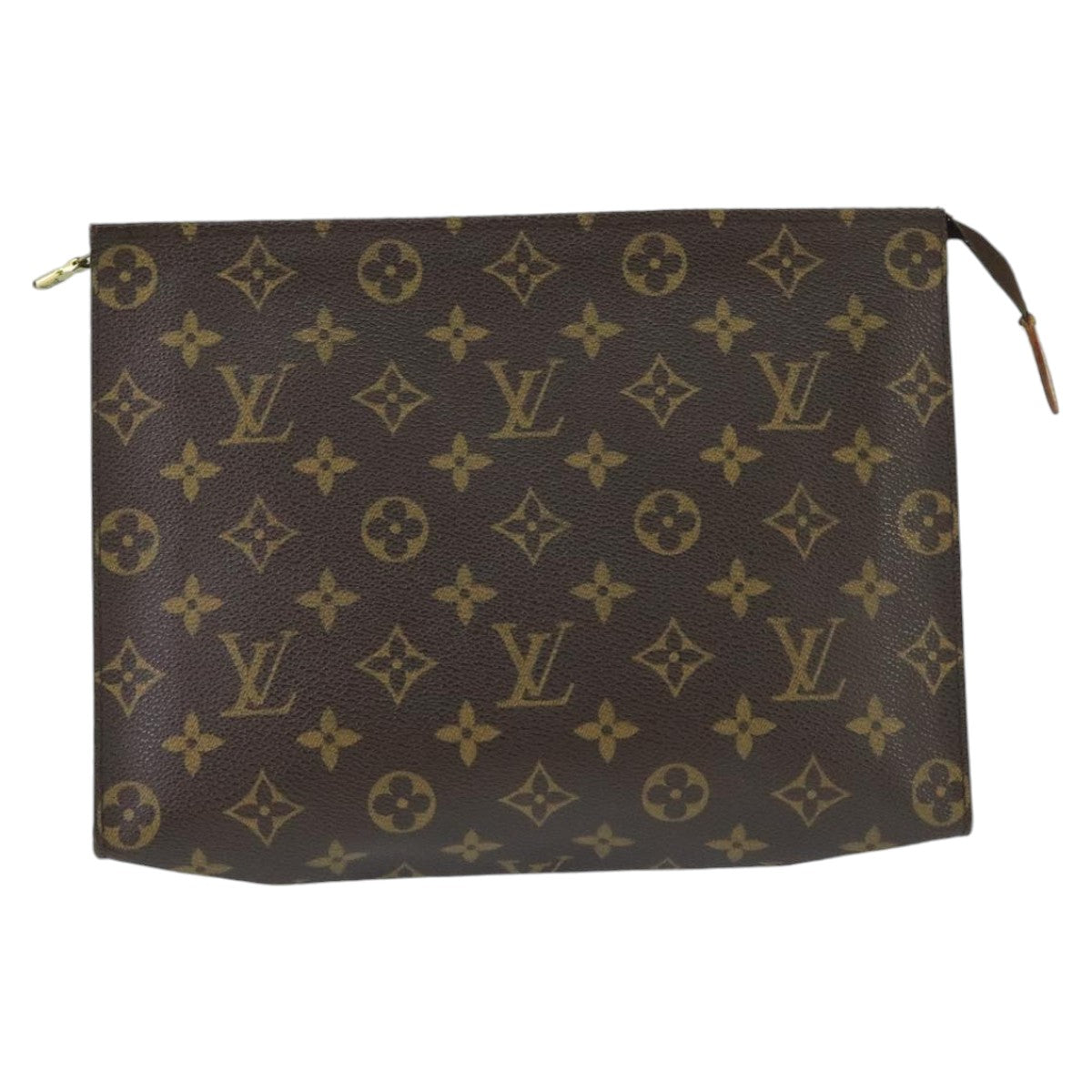 LOUIS VUITTON Monogram Poche Toilette 26 Pouch M47542 LV Auth 99783