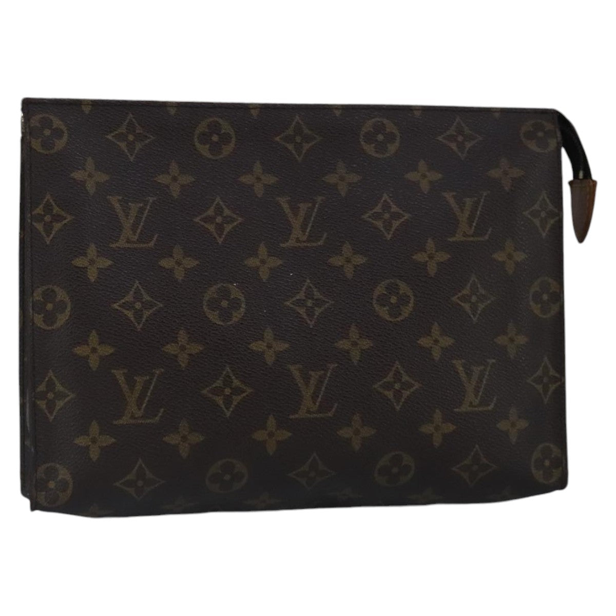 LOUIS VUITTON Monogram Poche Toilette 26 Pouch M47542 LV Auth 99784