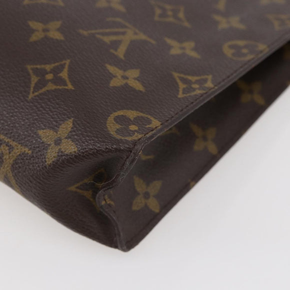 LOUIS VUITTON Monogram Poche Toilette 26 Pouch M47542 LV Auth 99784