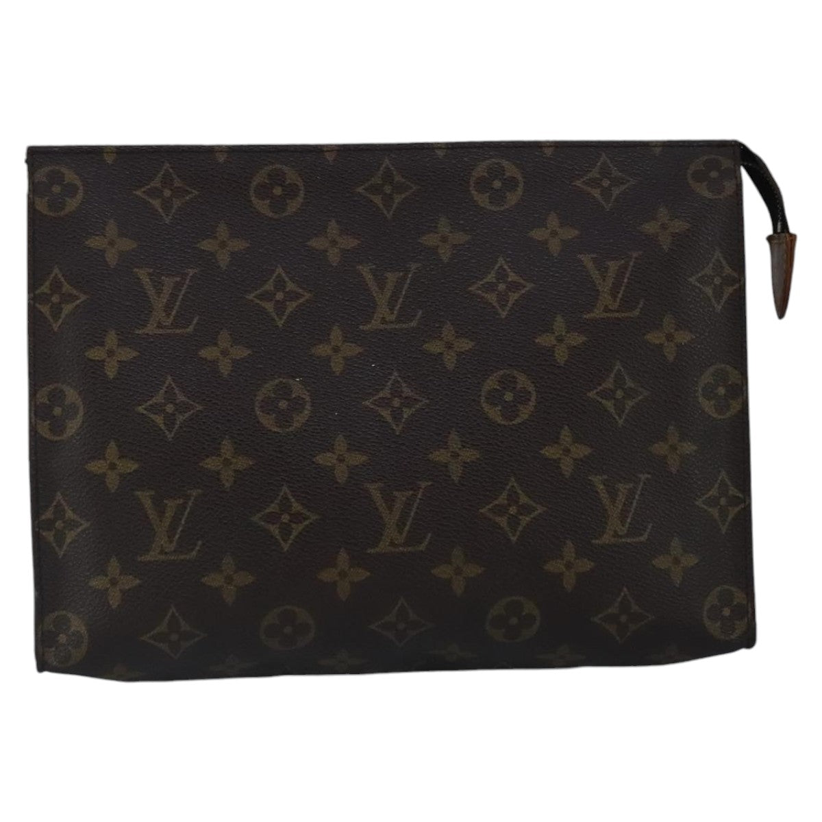 LOUIS VUITTON Monogram Poche Toilette 26 Pouch M47542 LV Auth 99784