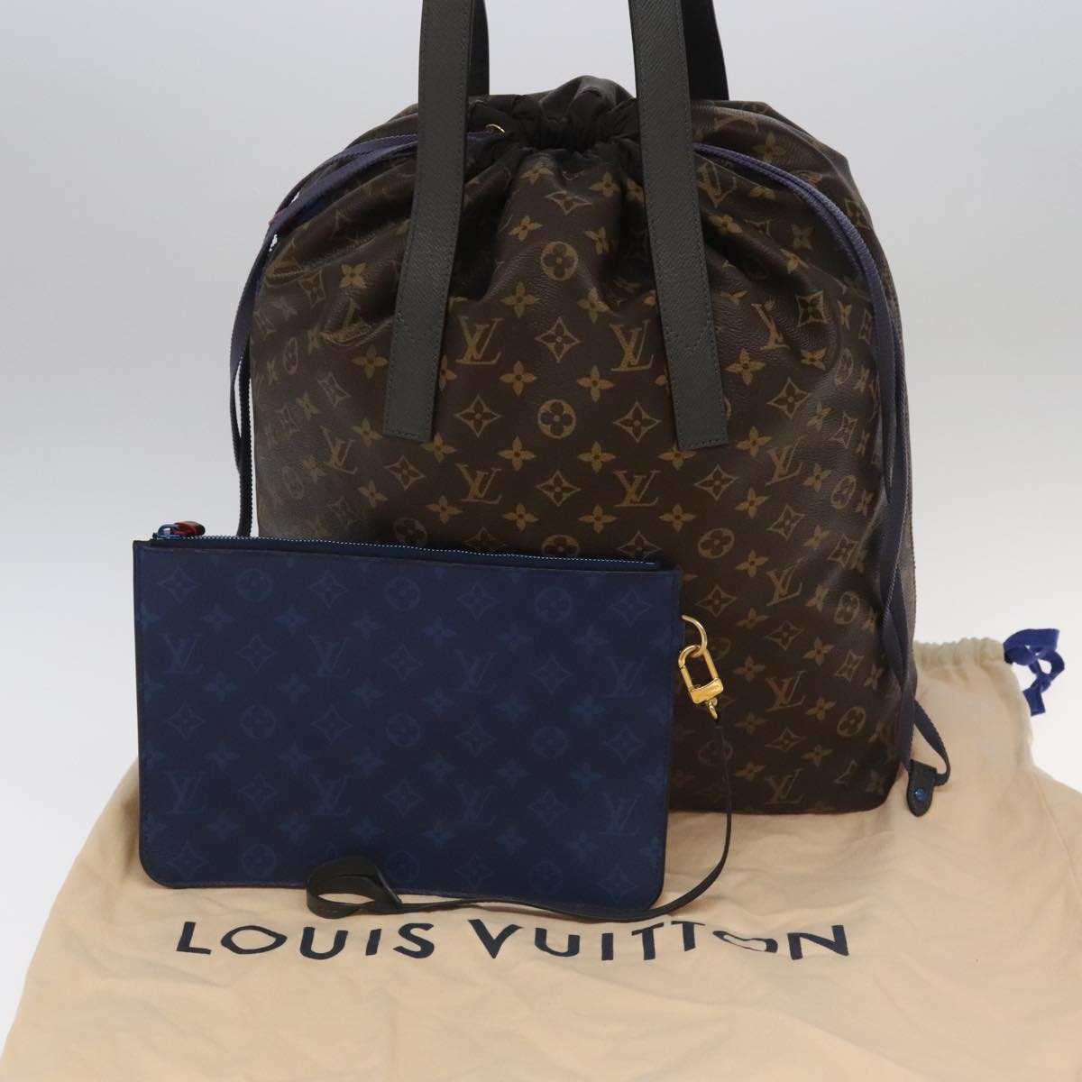 LOUIS VUITTON Monogram Split Cabas light Tote Bag M43852 LV Auth 99797