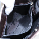 BURBERRY Nova Check Shoulder Bag Canvas Beige Silver Auth 99800-19