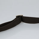 BURBERRY Nova Check Shoulder Bag Canvas Beige Silver Auth 99800-8