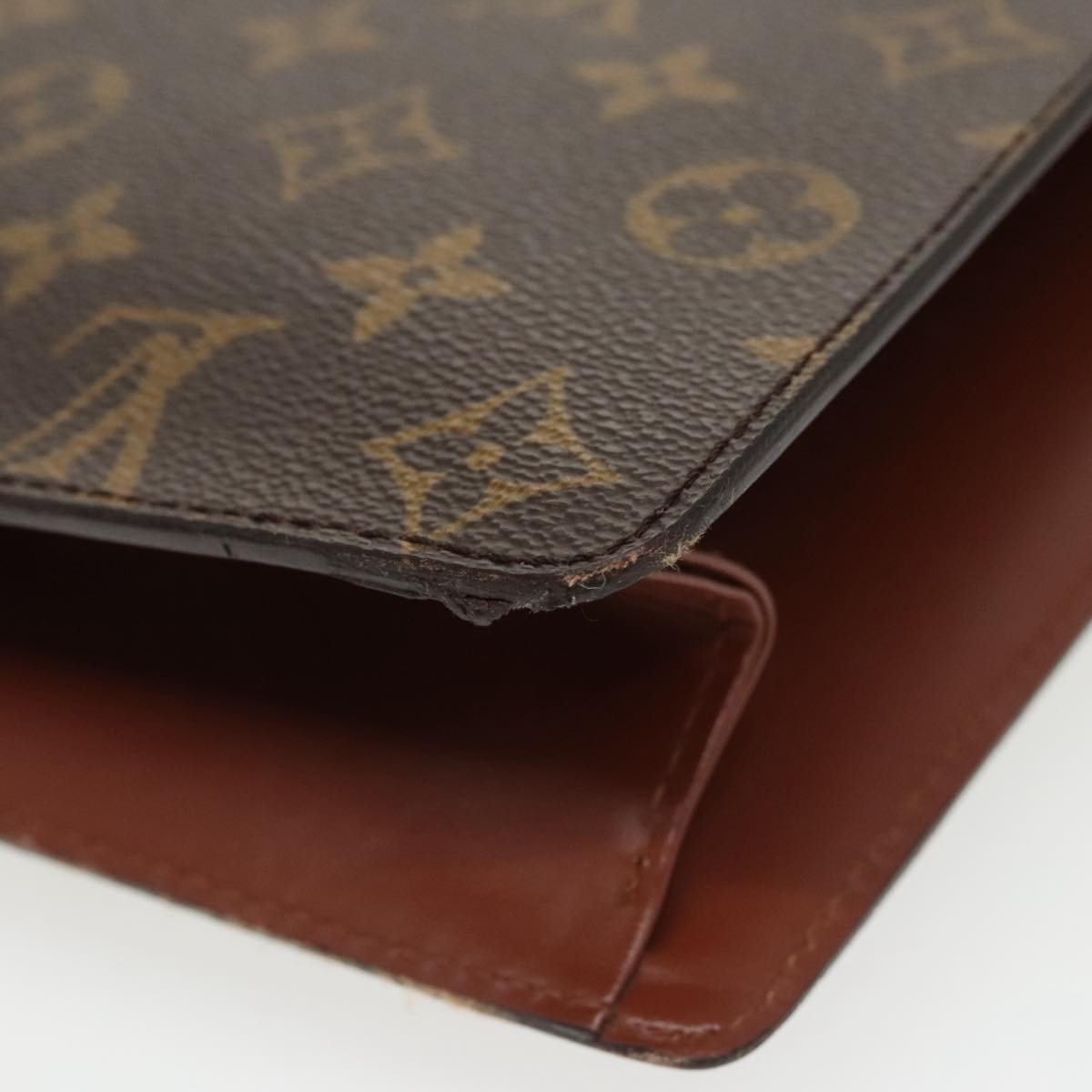 LOUIS VUITTON Monogram Monceau 28 Hand Bag 2way M51185 LV Auth 99802