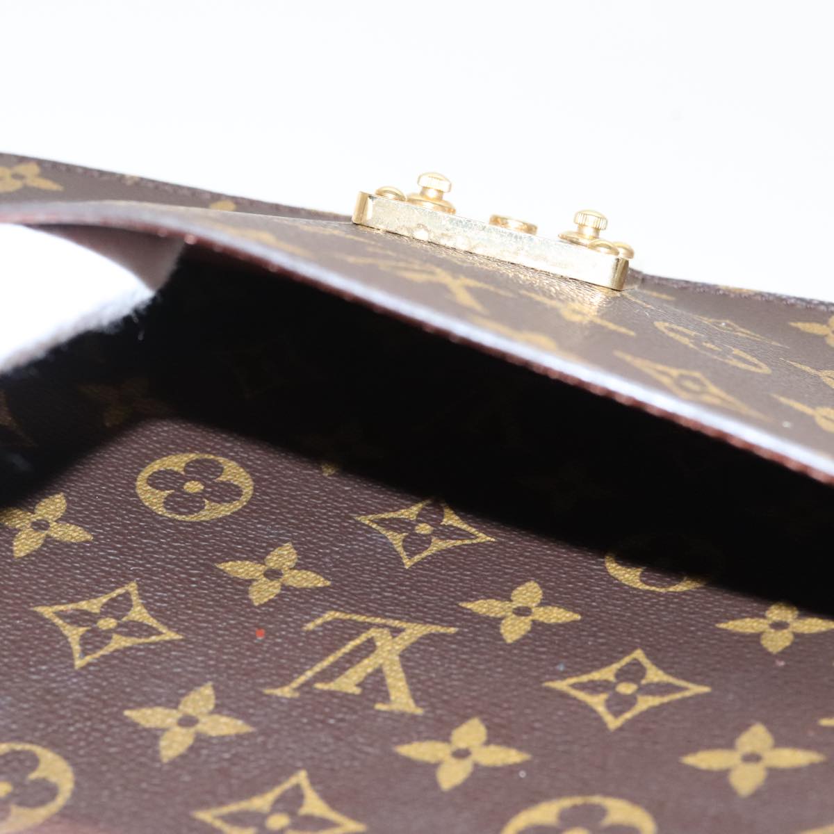 LOUIS VUITTON Monogram Monceau 28 Hand Bag 2way M51185 LV Auth 99802