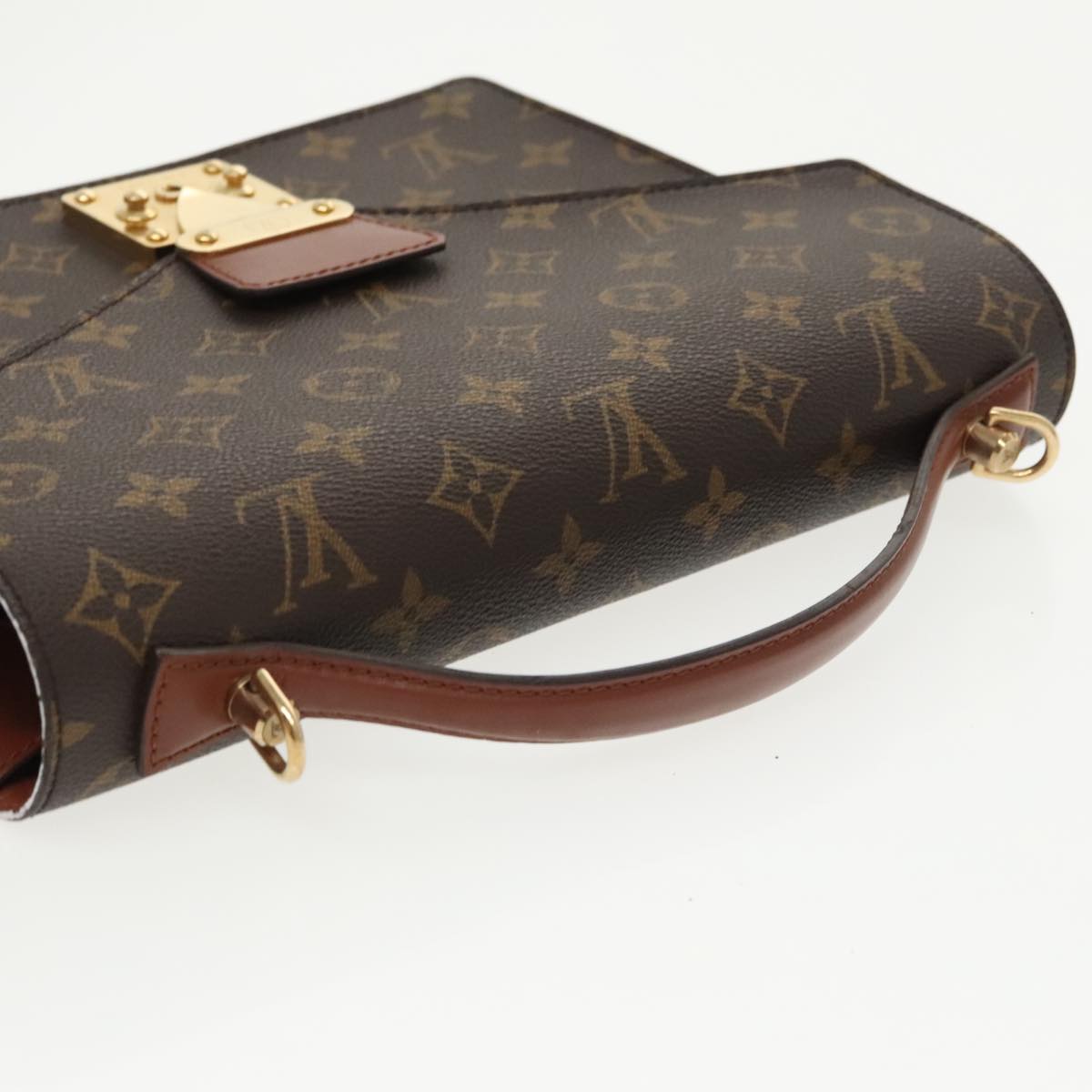 LOUIS VUITTON Monogram Monceau 28 Hand Bag 2way M51185 LV Auth 99802