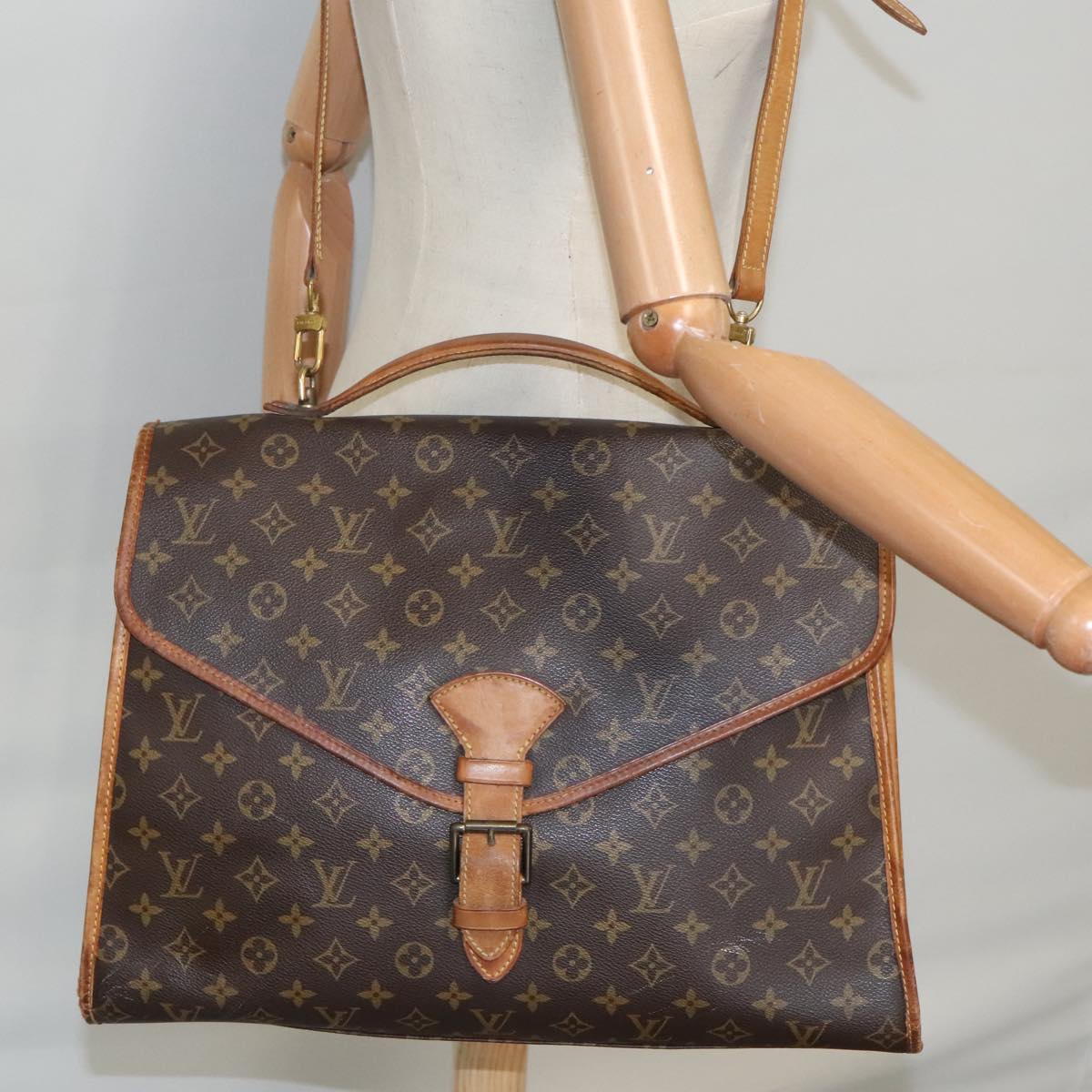 LOUIS VUITTON Monogram Beverly Hand Bag 2way M51120 LV Auth 99810