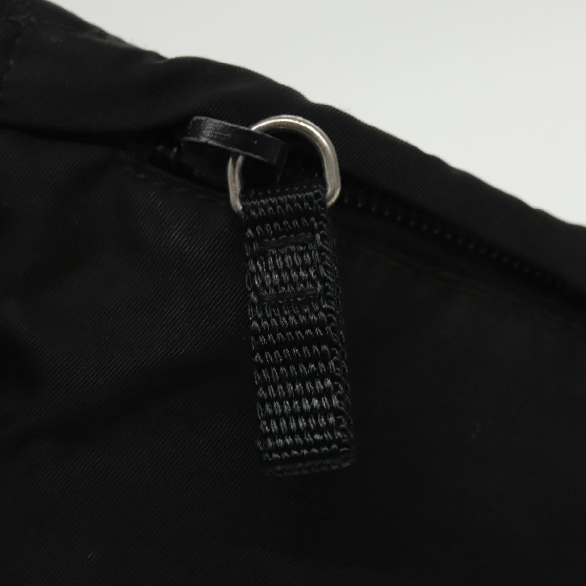 PRADA Waist bag Nylon Black Auth 99812