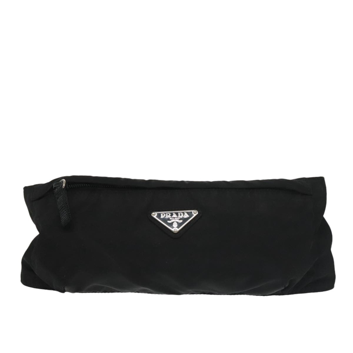 PRADA Waist bag Nylon Black Auth 99812