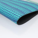 LOUIS VUITTON Monogram Yayoi Kusama Quverture Carnet Note Cover Blue Auth 99815SM-15