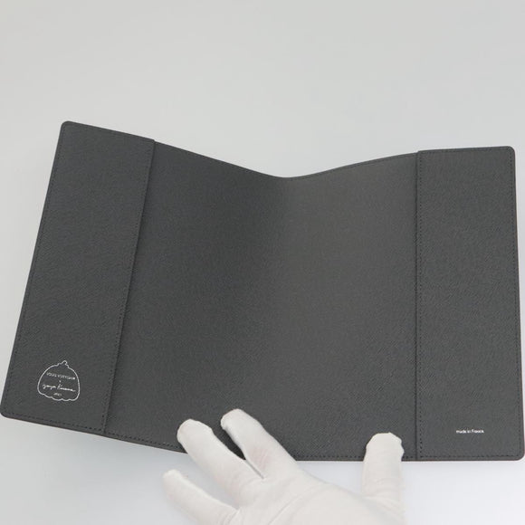 LOUIS VUITTON Monogram Yayoi Kusama Quverture Carnet Note Cover Blue Auth 99815SM