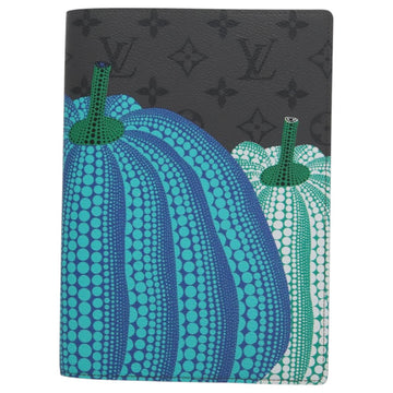 LOUIS VUITTON Monogram Yayoi Kusama Quverture Carnet Note Cover Blue Auth 99815SM - 0