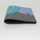 LOUIS VUITTON Monogram Yayoi Kusama Quverture Carnet Note Cover Blue Auth 99815SM-5