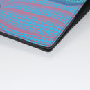 LOUIS VUITTON Monogram Yayoi Kusama Quverture Carnet Note Cover Blue Auth 99815SM-7