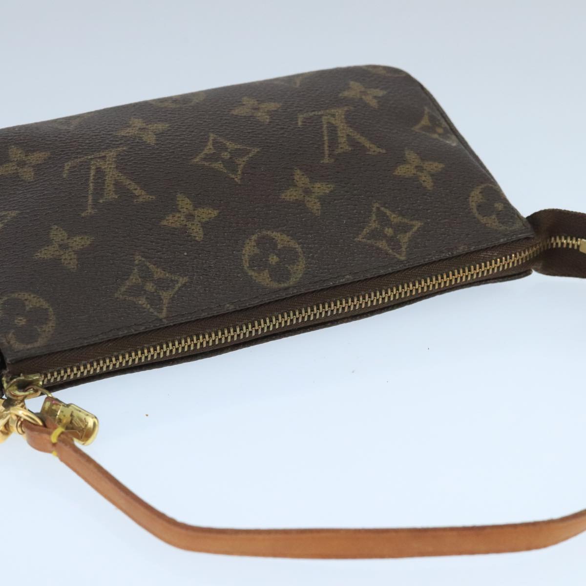 LOUIS VUITTON Monogram Mini Pochette Accessoires Pouch M58009 LV Auth 99820