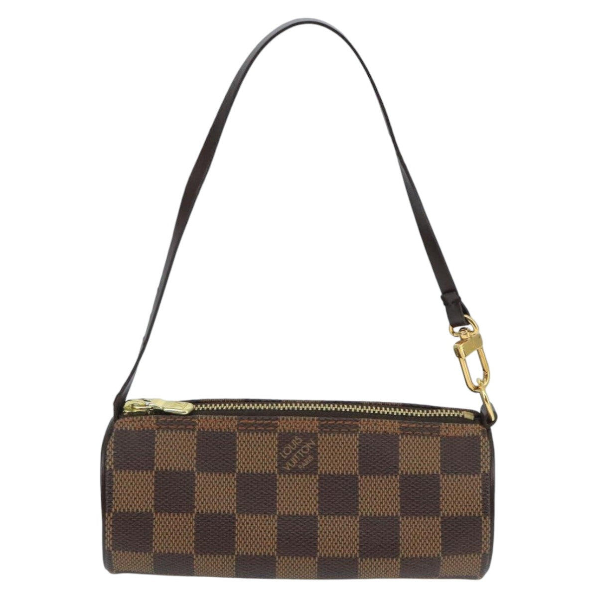 LOUIS VUITTON Damier Ebene Papillon Pouch LV Auth 99821