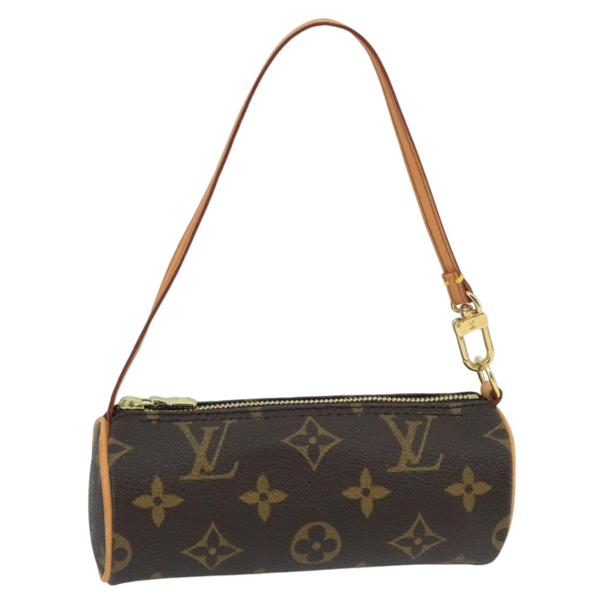 LOUIS VUITTON Monogram Papillon Pouch LV Auth 99822