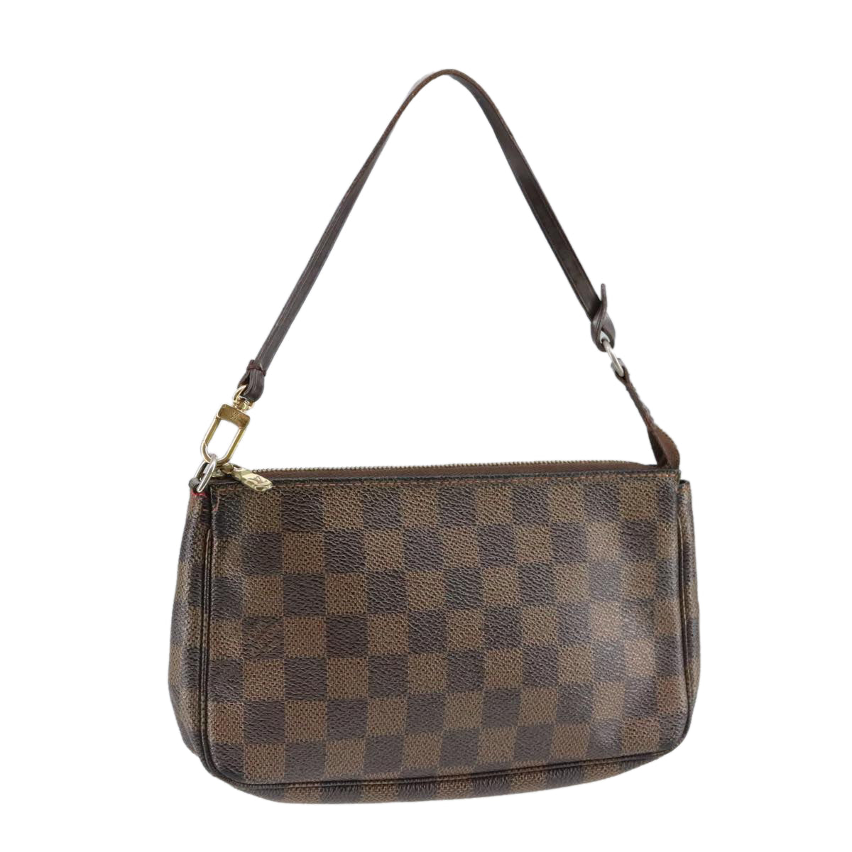 LOUIS VUITTON Damier Ebene Pochette Accessoires Pouch N41206 LV Auth 99825