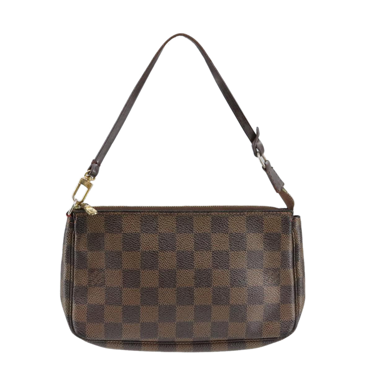 LOUIS VUITTON Damier Ebene Pochette Accessoires Pouch N41206 LV Auth 99825