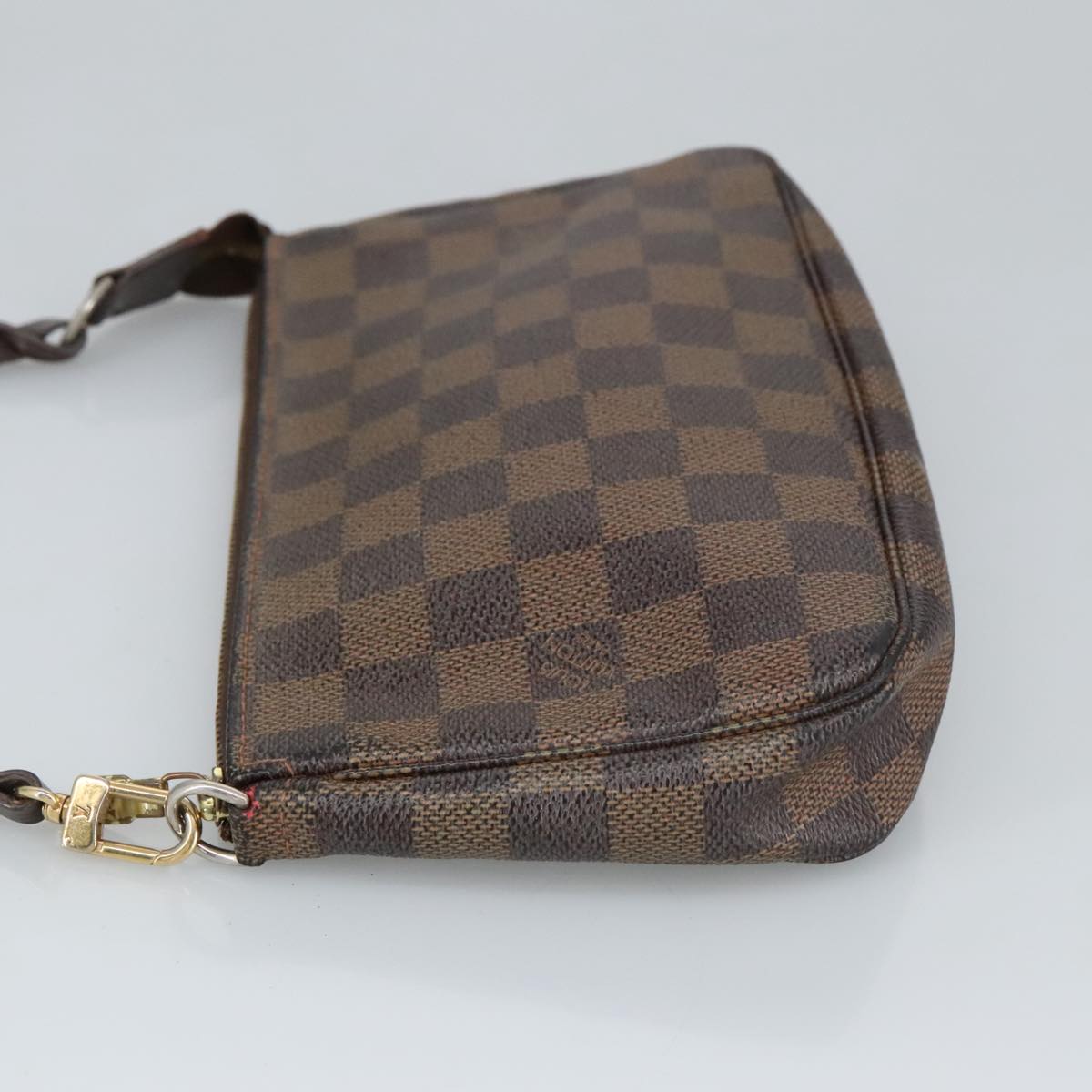 LOUIS VUITTON Damier Ebene Pochette Accessoires Pouch N41206 LV Auth 99825