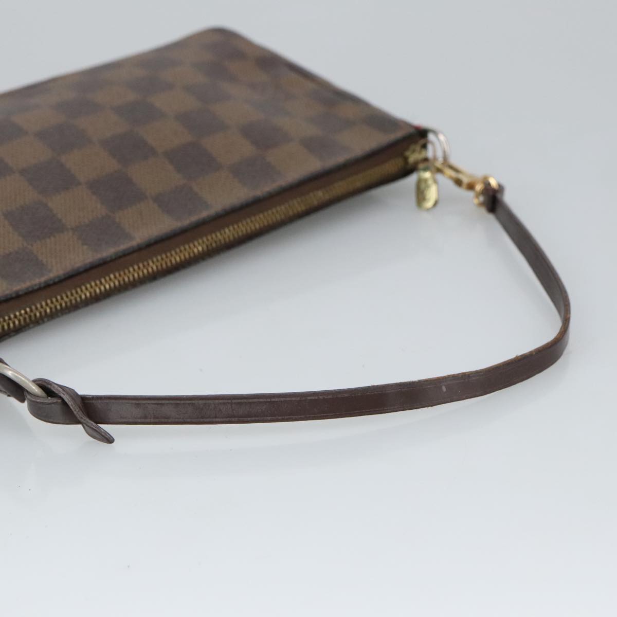 LOUIS VUITTON Damier Ebene Pochette Accessoires Pouch N41206 LV Auth 99825