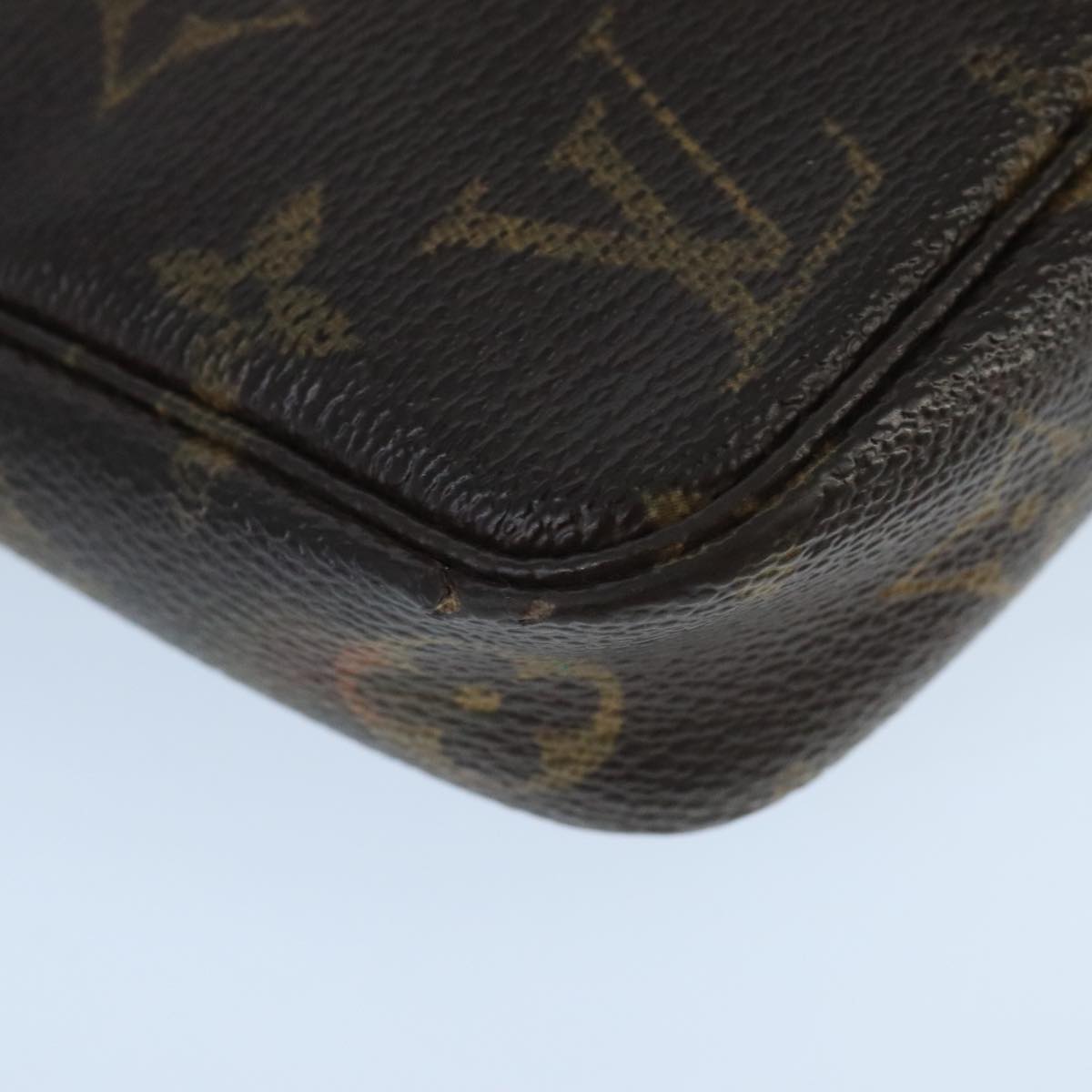 LOUIS VUITTON Monogram Pochette Accessoires Pouch M51980 LV Auth 99826