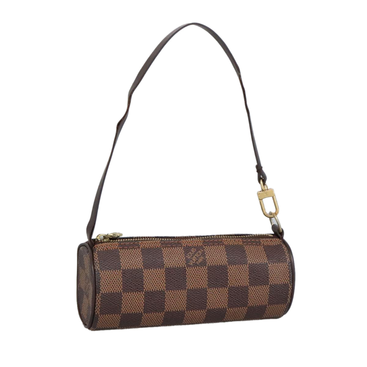 LOUIS VUITTON Damier Ebene Papillon Pouch LV Auth 99828