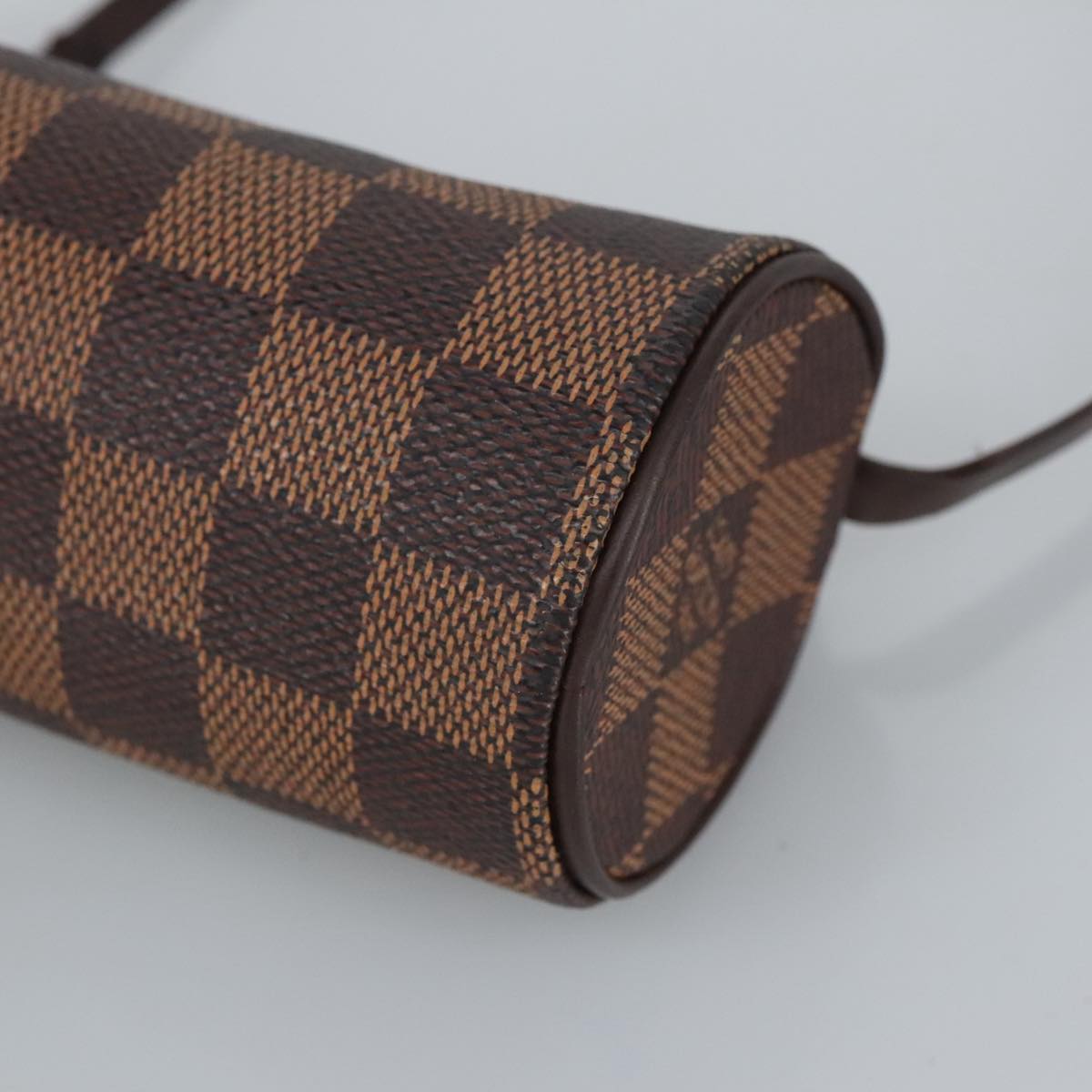 LOUIS VUITTON Damier Ebene Papillon Pouch LV Auth 99828