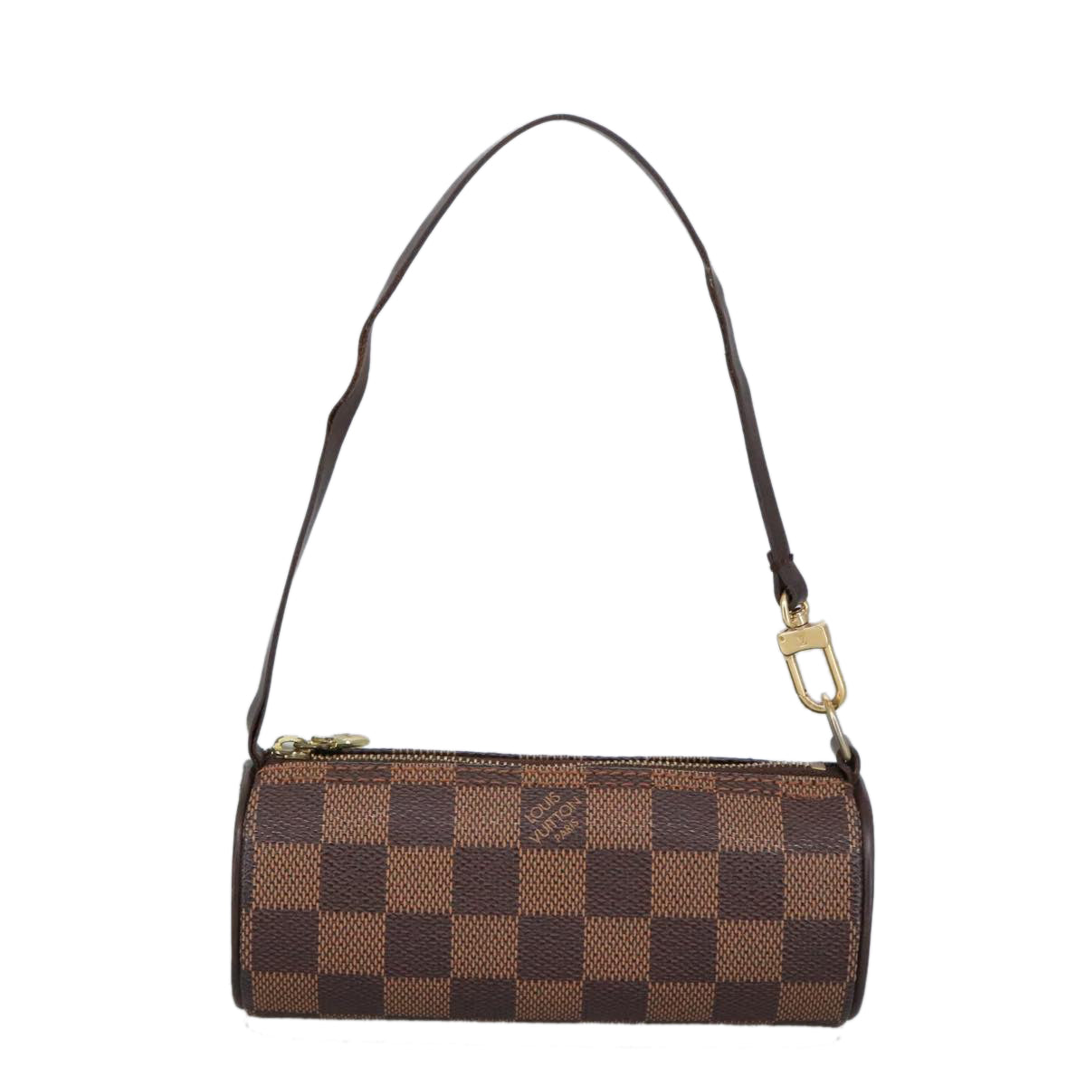 LOUIS VUITTON Damier Ebene Papillon Pouch LV Auth 99828