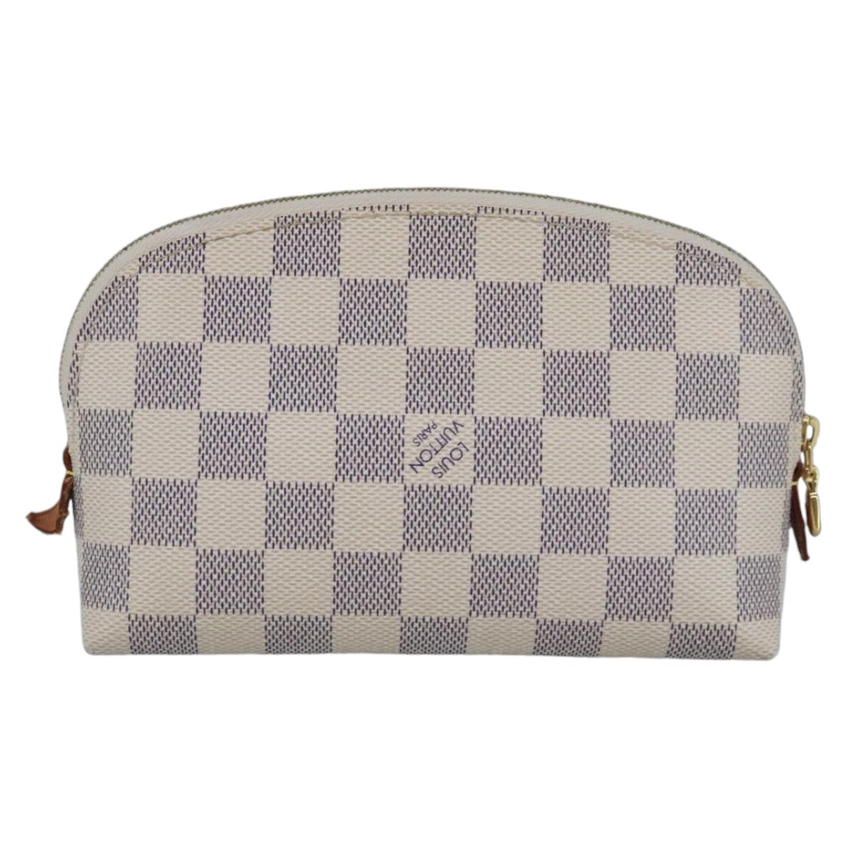 LOUIS VUITTON Damier Azur Pochette Cosmetic PM Pouch N60024 LV Auth 99829 - 0