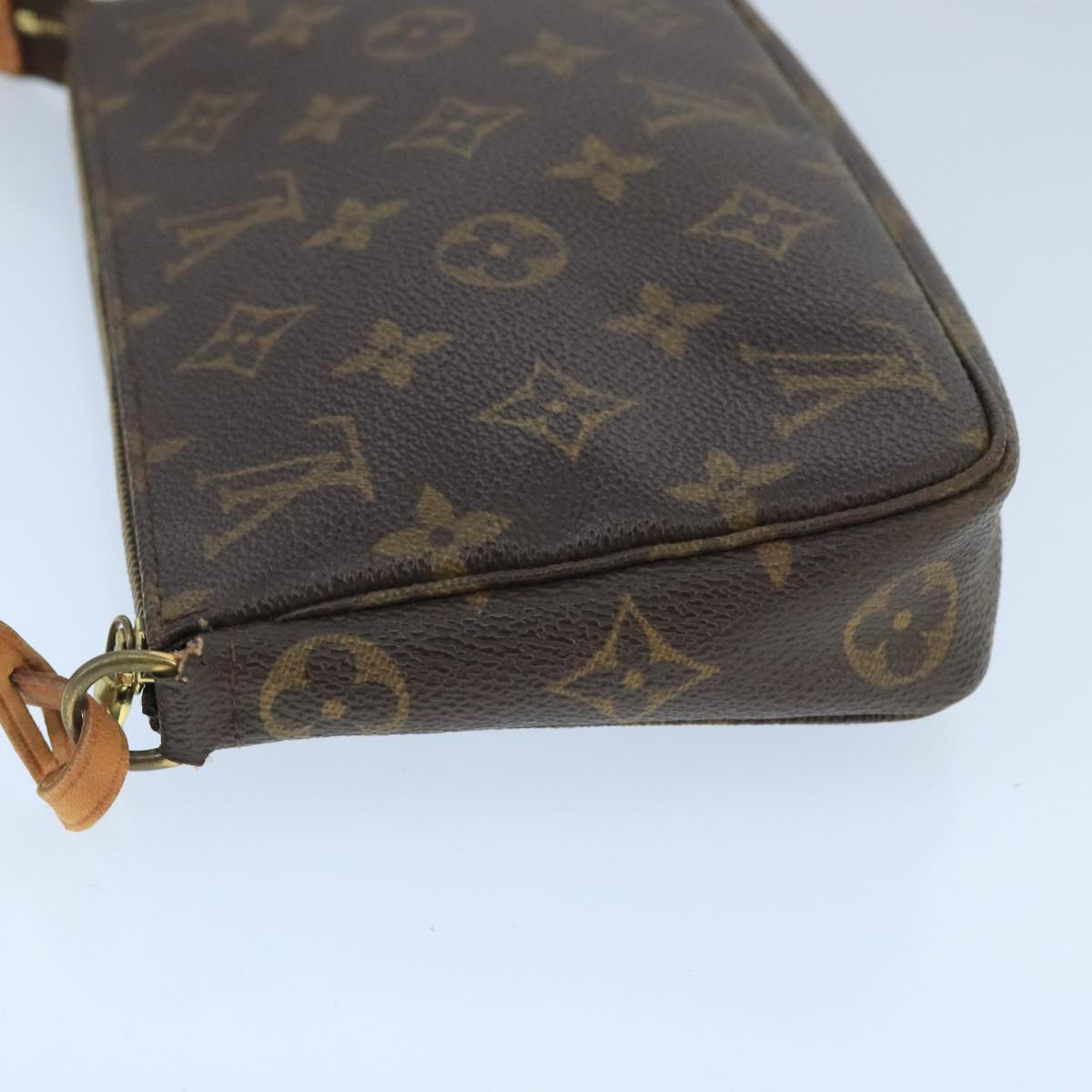 LOUIS VUITTON Monogram Pochette Accessoires Pouch M51980 LV Auth 99832