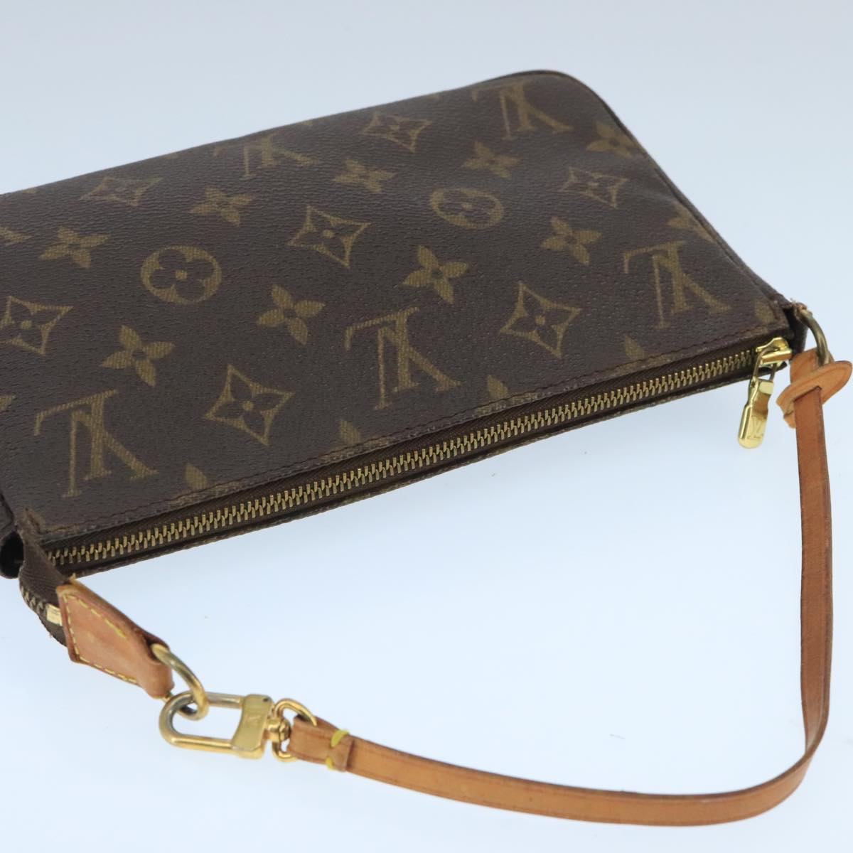 LOUIS VUITTON Monogram Pochette Accessoires Pouch M51980 LV Auth 99832