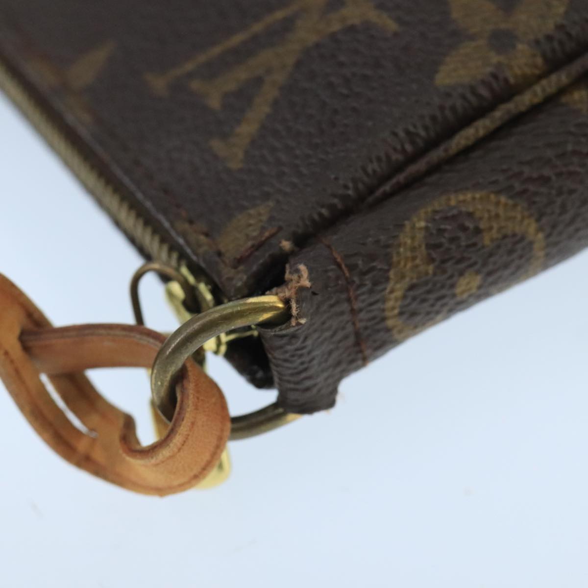 LOUIS VUITTON Monogram Pochette Accessoires Pouch M51980 LV Auth 99832