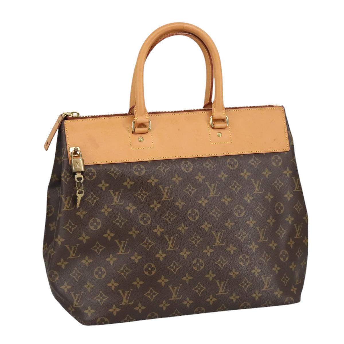 LOUIS VUITTON Monogram Greenwich Boston Bag M50215 LV Auth 99840