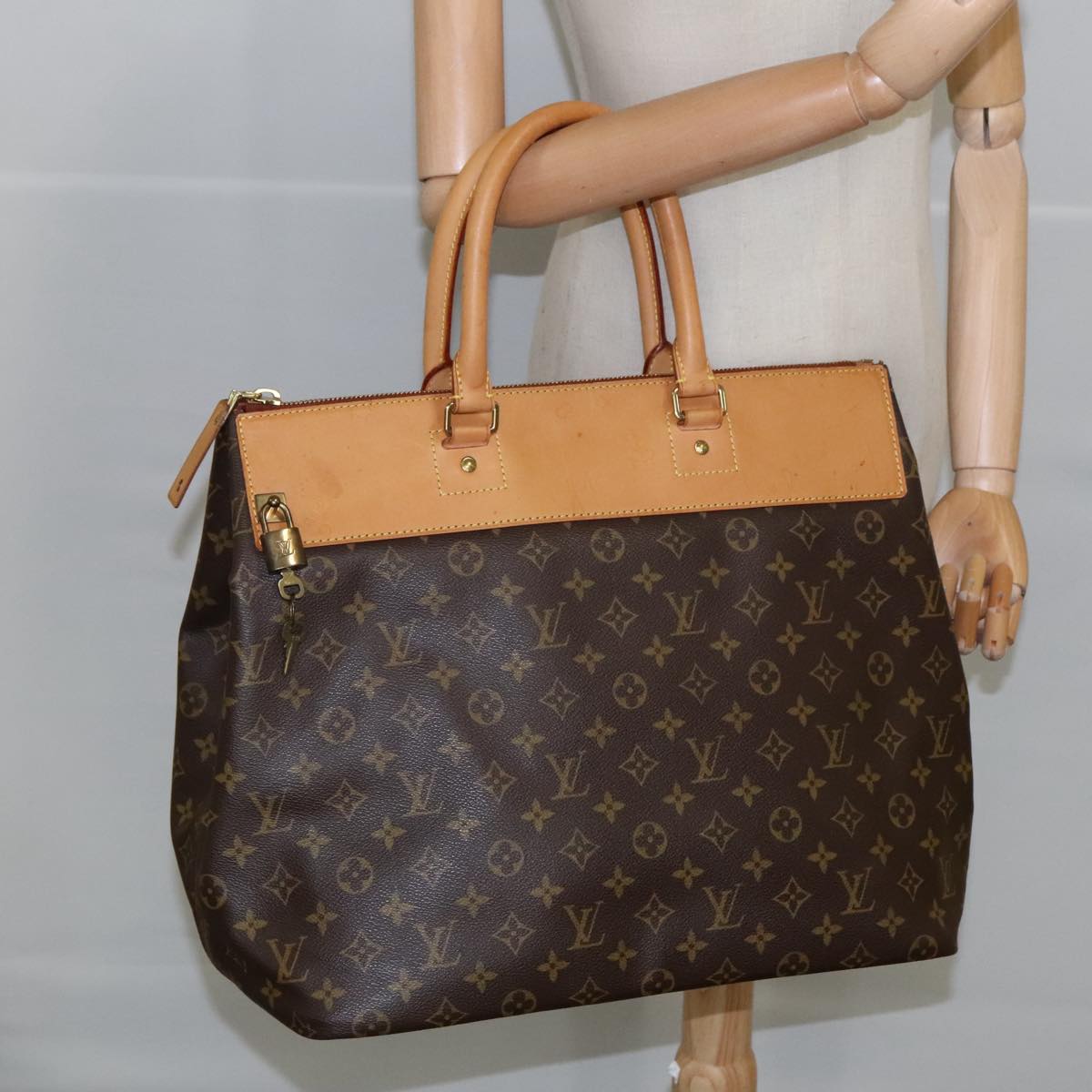 LOUIS VUITTON Monogram Greenwich Boston Bag M50215 LV Auth 99840