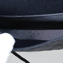 CHANEL Matelasse Sequin Flower Shoulder Bag Satin Black CC Auth 99855V-9